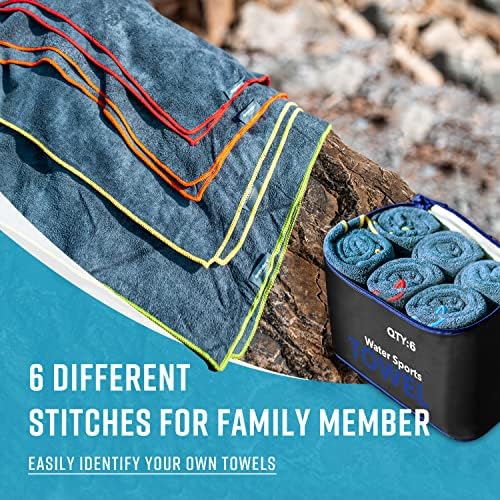 4Monster 4-Pack Quick Dry Microfiber Travel Towels – Super Absorbent, - Image 5