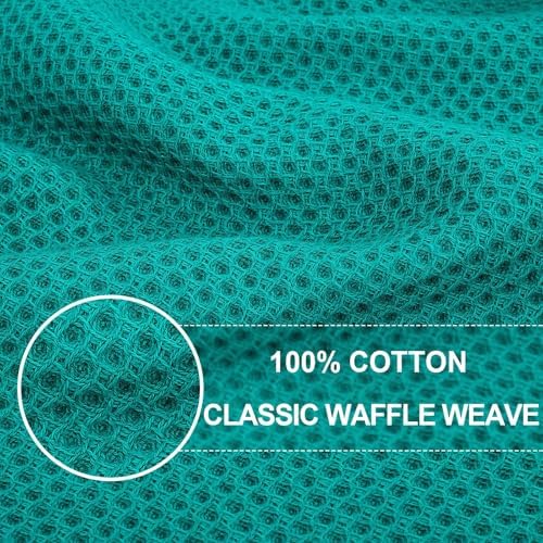 Homaxy 100% Cotton Waffle Weave Kitchen Dish Cloths 18-Pack - Image 2