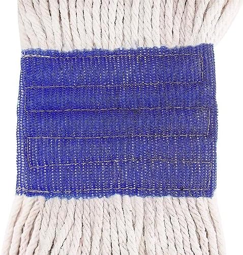 Loop End Commercial String Mop Head, String Cotton mop Heads, 6 Inch Headband - Image 4