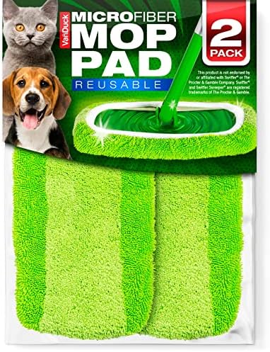 VanDuck Reusable Microfiber Mop Pads by VanDuck