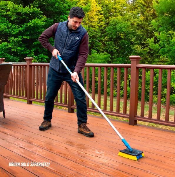 Unger Professional Lock-On Wood & Composite Deck Brush, Scrub - Image 3