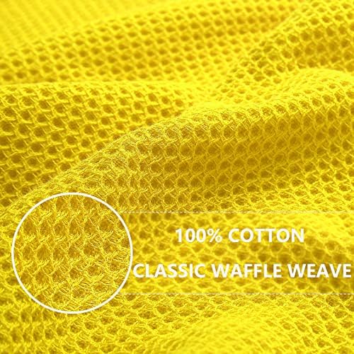 Homaxy 100% Cotton Waffle Weave Kitchen Dish Towels 4-Pack - Image 2
