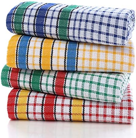 Large Kitchen Dish Towels, 16 Inch x 26 Inch Bulk Absorbent Cotton Kitchen by Gentlife