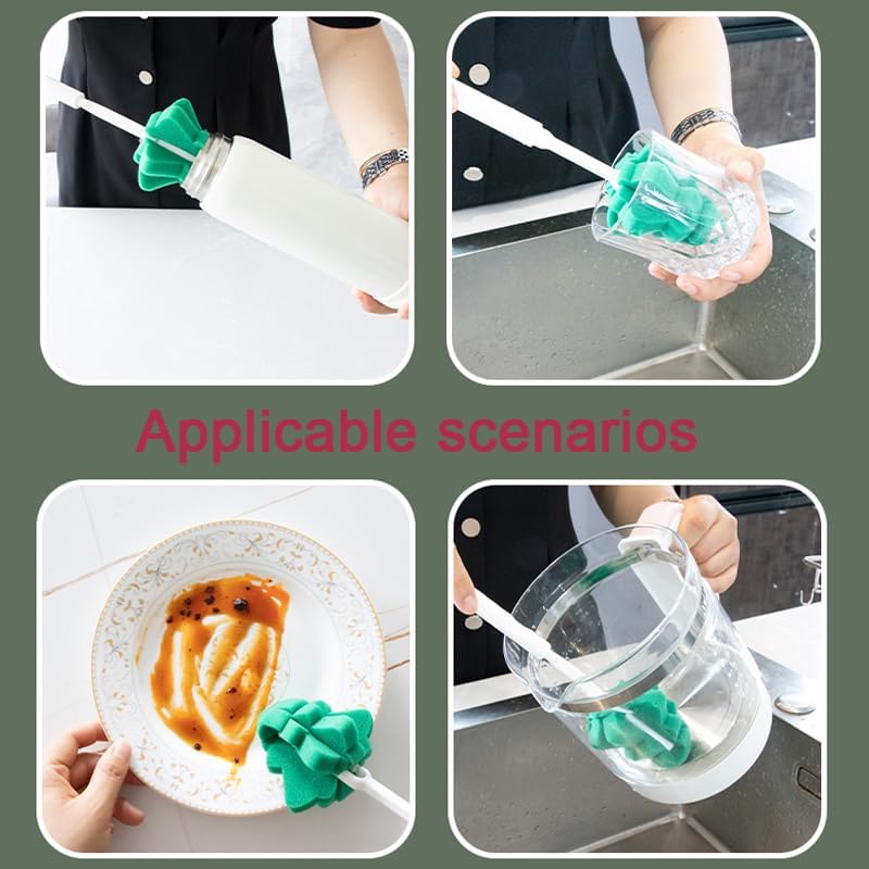 Bottle Soft Brushs Sponge Bottle Brushes 2 Pcs - Image 6
