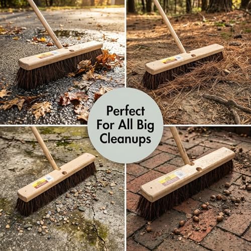 Janico Bristles Outdoor Surface Push Broom - Image 6