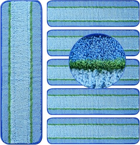 6 Pack Deep Clean Pads for Bona Family of Mops by AnDongo
