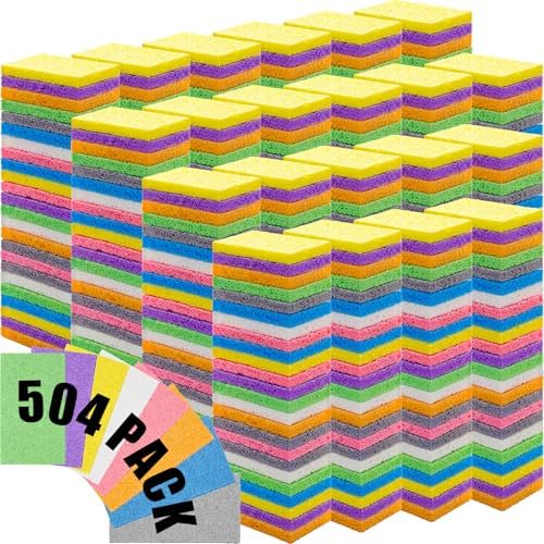 Zhengmy 504 Pcs Sponges Bulk Sponges Kitchen Compressed Sponge by Zhengmy