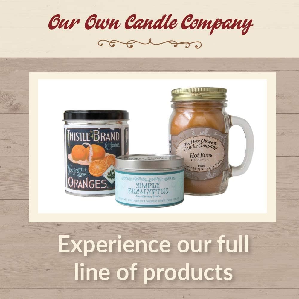 Our Own Candle Company Premium Wax Melt, Fresh Peach, 6 Cubes, 2.4 oz (4 Pack)