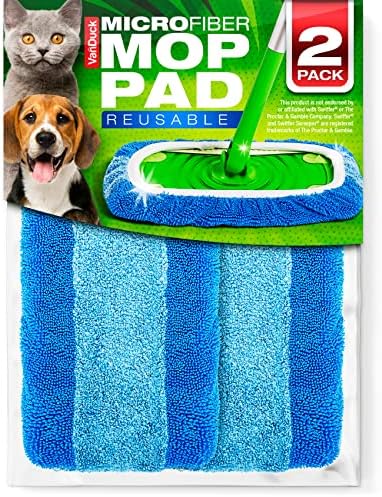VanDuck Reusable Microfiber Mop Pads by VanDuck