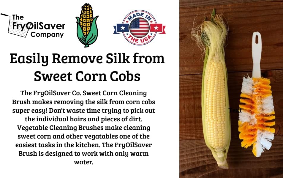 FryOilSaver Corn Silk Remover Brush - Image 3