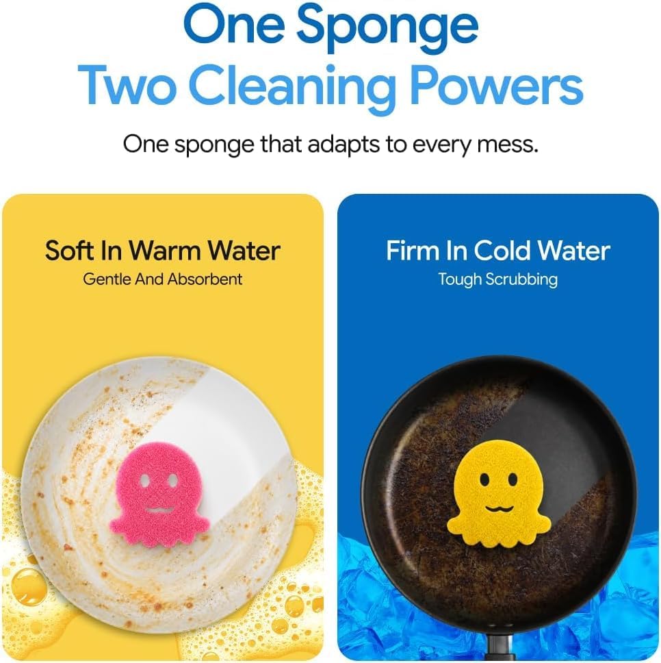 Pinguino Scrub Empress Dish Sponge 3 Pack-2PC - Image 4