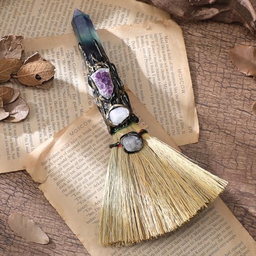RENEMEGO Witchcraft Supplies Witches Broom - Image 5