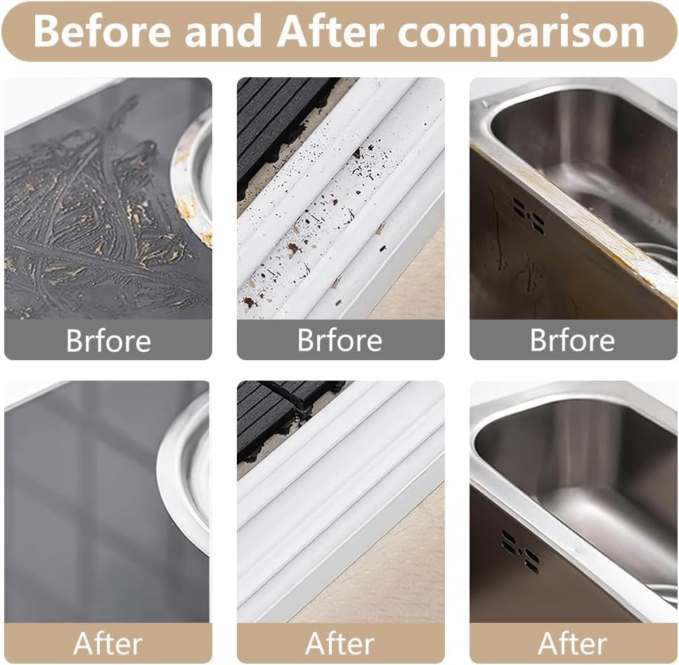 2 in 1 Groove Cleaning Brush, Window Track Cleaner Brush - Image 4