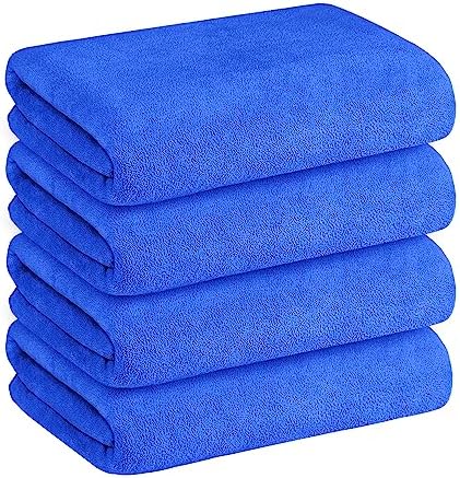 JML Microfiber Bath Towels, Dark Blue by JML