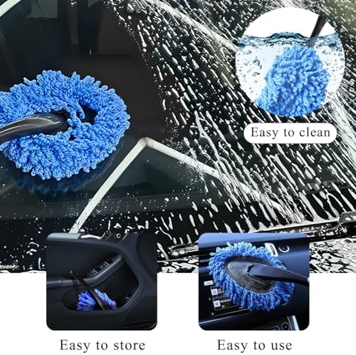 KVAEY Car Dash Duster Brush, Super Soft Microfiber Multi-Functional Car - Image 4
