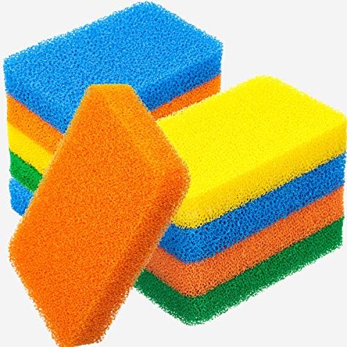 Patelai 10 Pcs Silicone Sponge for Dishes, Kitchen Silicone Dish Scrubber by Patelai