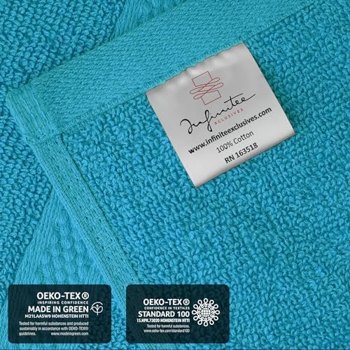 Infinitee Xclusives 100% Cotton Luxury Wash Cloths - Image 5