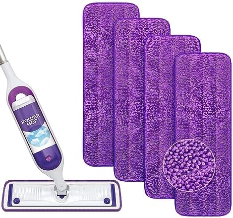 Reusable Power Mop Refills Pads Compatible by ABetterChoiceforYourHome