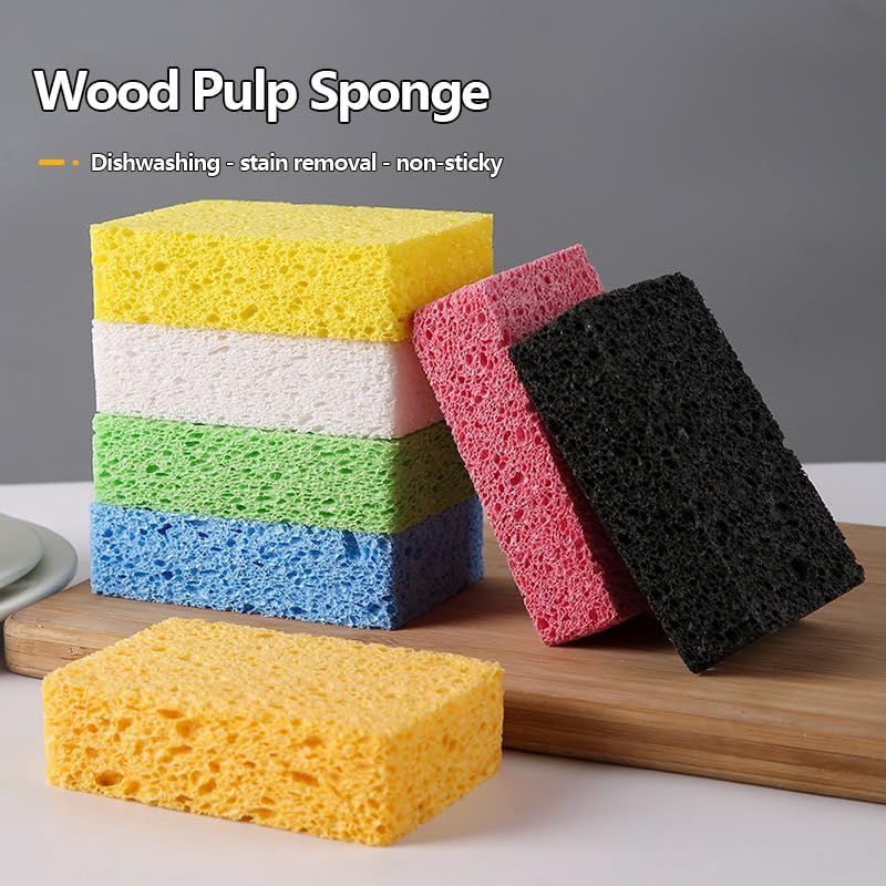 24 - Pack Non-Scratch Scrub Sponges - Sponges - Image 6