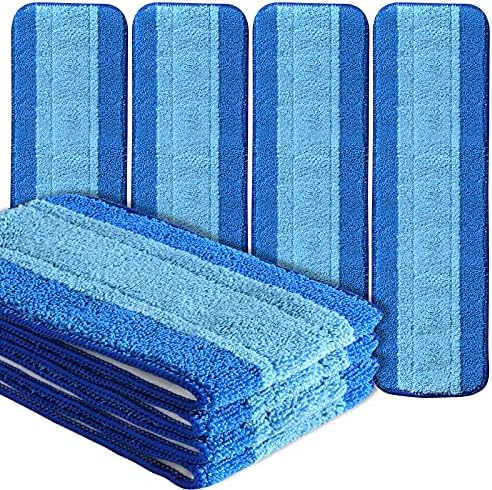 8 Pack 18 Inch Microfiber Cleaning Pads Compatible by FURCIELOS