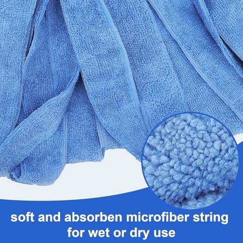 Microfiber Mop Cloth Heads Replacements: One Mop Handle - Image 4