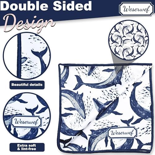 WESERWEF Design Microfiber Glasses Cleaning Cloth – Premium Cleaning Cloth - Image 3