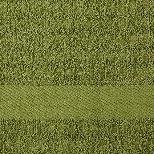 DII Basic Terry Collection Waffle Dishtowel Set, Solid Antique Green, 4 Piece - Image 2