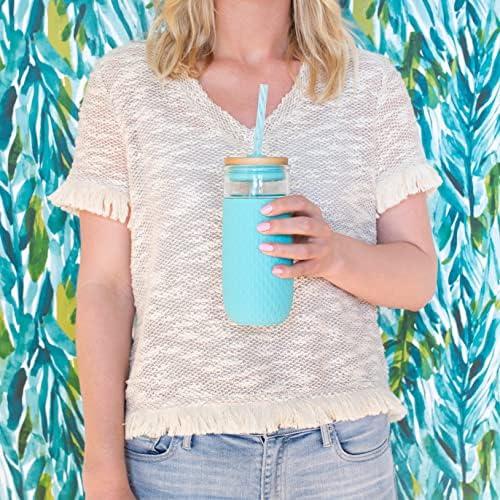 Ello Impact 8 Pack Reusable Plastic Straws, Dishwasher Safe, BPA-Free - Image 3