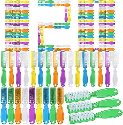 Mifoci 120 Pcs Nail Brush for Cleaning Fingernail by Mifoci