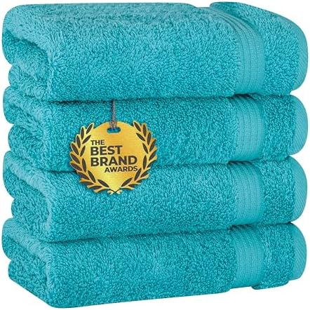 Cotton Paradise 100% Cotton Turkish Towel Set, Soft Absorbent Quick Dry by UNITEDHOMETEXTILE