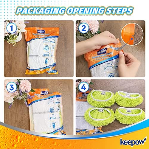 KEEPOW Reusable Mop Pads Compatible - Image 6