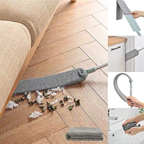 Dust Brush Under Appliance Microfiber Duster 40 - 55 in by HEOATH