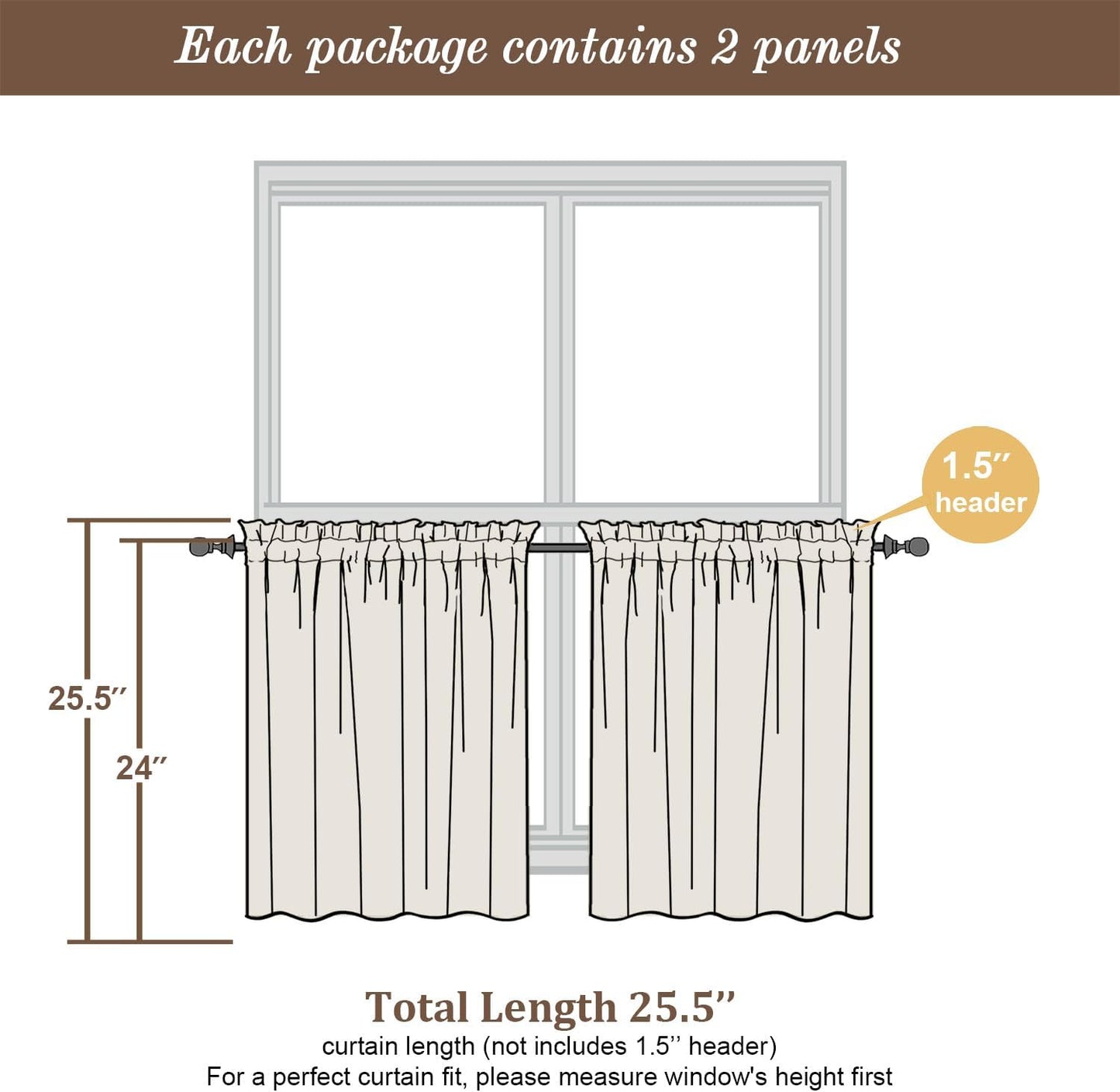 Chyhomenyc Sheer Purple Tier Curtains 24 Inch Length, Small Window Curtains Treatment for Bathroom Living Room Basement, Short Rod Pocket Cafe Curtain, 42W x 24L Inches, 2 Panels