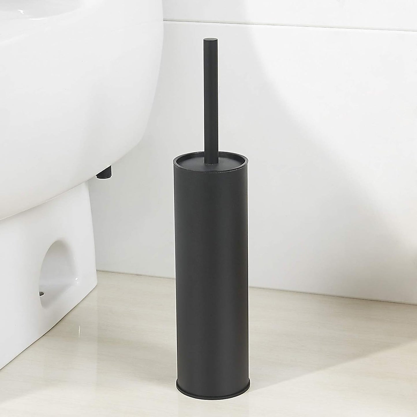 Toilet Brush and Holder,Stainless Steel Toilet Brushes for Bathroom with Holder 2pack