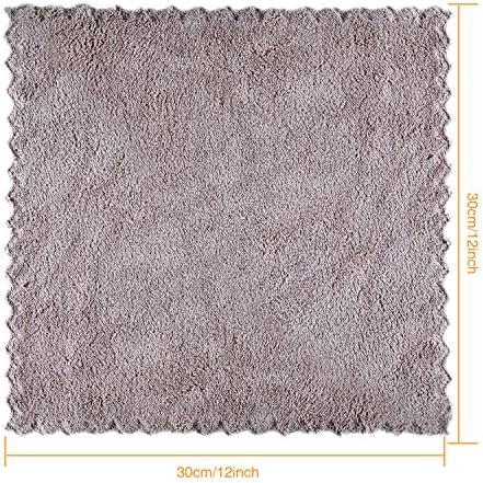 Kyapoo Baby Washcloths 12 Pack 12x12 Inches Microfiber Coral Fleece Extra - Image 2