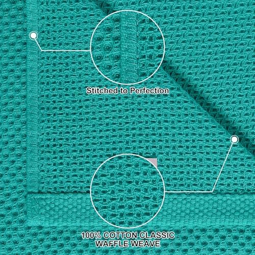 Homaxy 16 Pack 100% Cotton Kitchen Towels and Dishcloths Set - Image 2