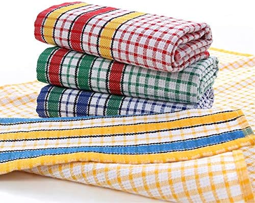 Large Kitchen Dish Towels, 16 Inch x 26 Inch Bulk Absorbent Cotton Kitchen - Image 3
