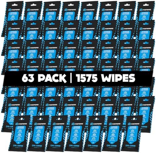 Fortress Car Interior Cleaner Wipes Travel Size by Fortress
