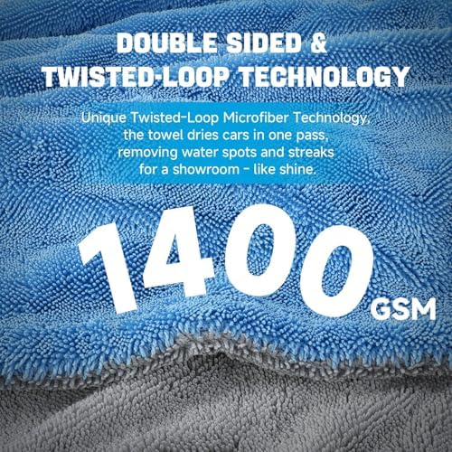 TTRCB 2 Pack Car Drying Towels, Extra Large Microfiber Towels - Image 5