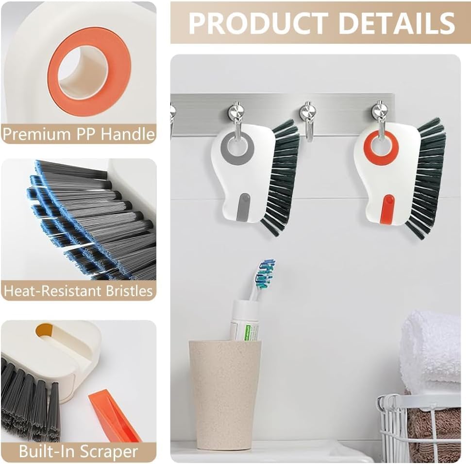 2 in 1 Groove Cleaning Brush, Window Track Cleaner Brush - Image 6