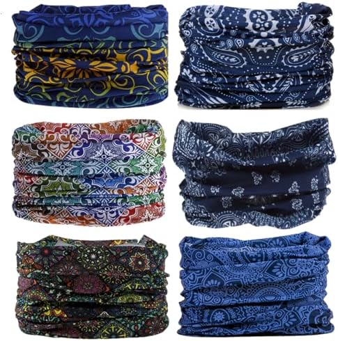 Neck Gaiter Face Cover Bandana Mask Scarf, Breathable Sun& Dust-proof by Unknown