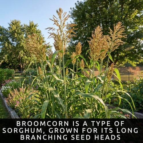 100 Broom Top Corn Seeds | Ornamental Broom Corn Seeds - Image 2