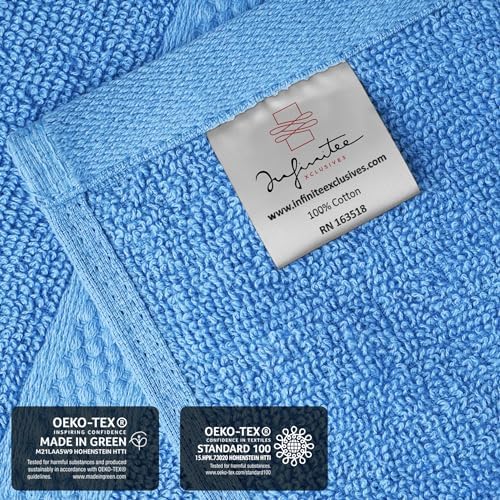 Infinitee Xclusives 100% Cotton Luxury Wash Cloths - Image 5