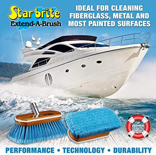 STAR BRITE 8" Medium Bristle Wash Brush - Image 3