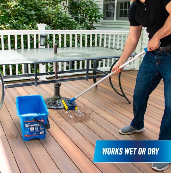 Unger Professional Lock-On Wood & Composite Deck Brush, Scrub - Image 7