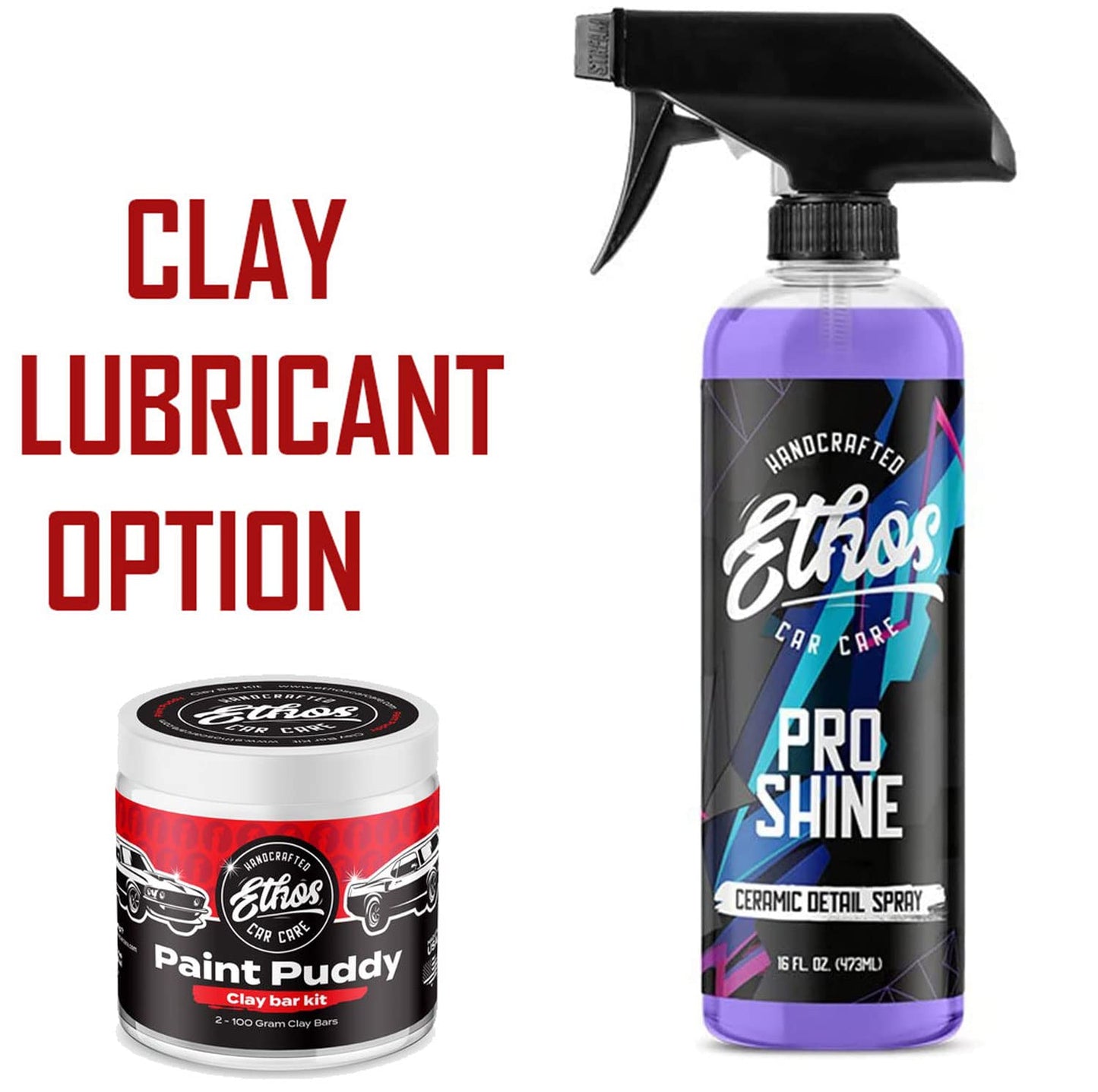 Ethos Clay Bar Kit Paint Puddy Car Detailing Clay 200g - Detail Kit Premium Clay Bars Auto Detailing Clay Bar for Car Detailing, Wash and Clean