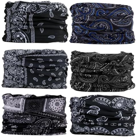 Neck Gaiter Face Cover Bandana Mask Scarf, Breathable Sun& Dust-proof by Unknown