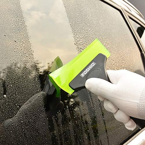 FOSHIO Squeegee Scraper Shower Mirror Glass Wiper Window Cleaner - Image 6