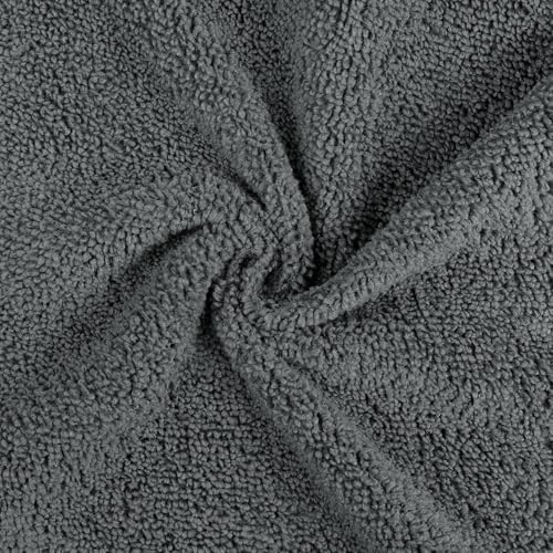 Orighty Washcloths Bulk, 100 Pack Microfiber Face Towels, 12x12 Inch Grey - Image 2