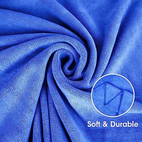 JML Microfiber Bath Towels, Dark Blue - Image 3